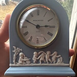 Wedgwood Classic Blue and Cream Clock